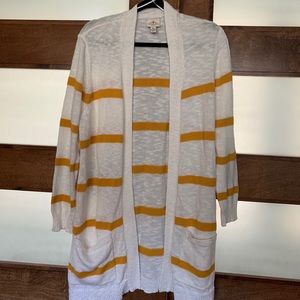 St. John’s Bay Striped Long Cardigan XXL